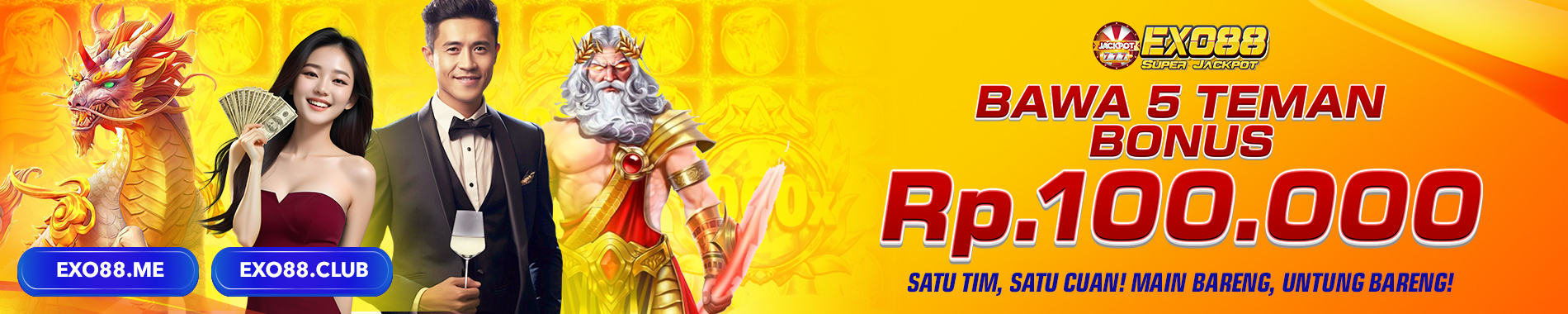 exo88 bonus bawa teman